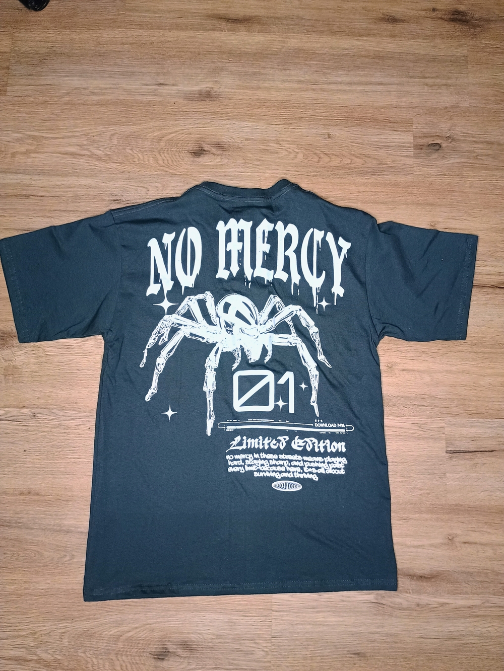 No Mercy Limited Edition Black Graphic Tee - Unbranded